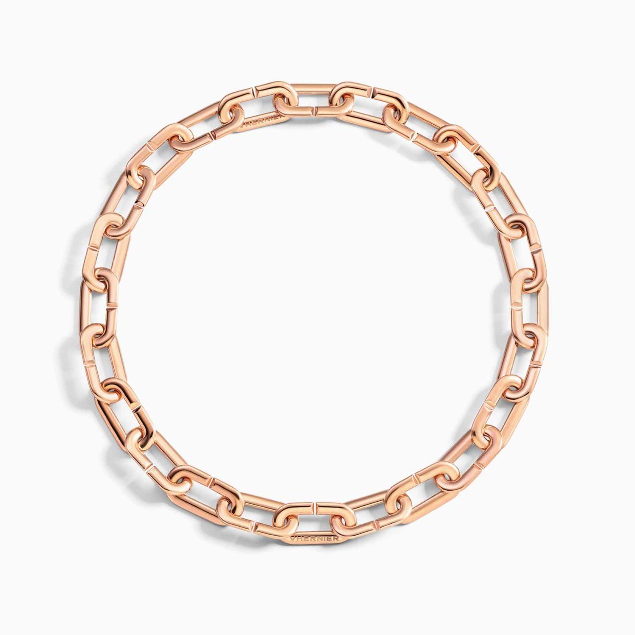 Vhernier mon jeu chain with rose gold