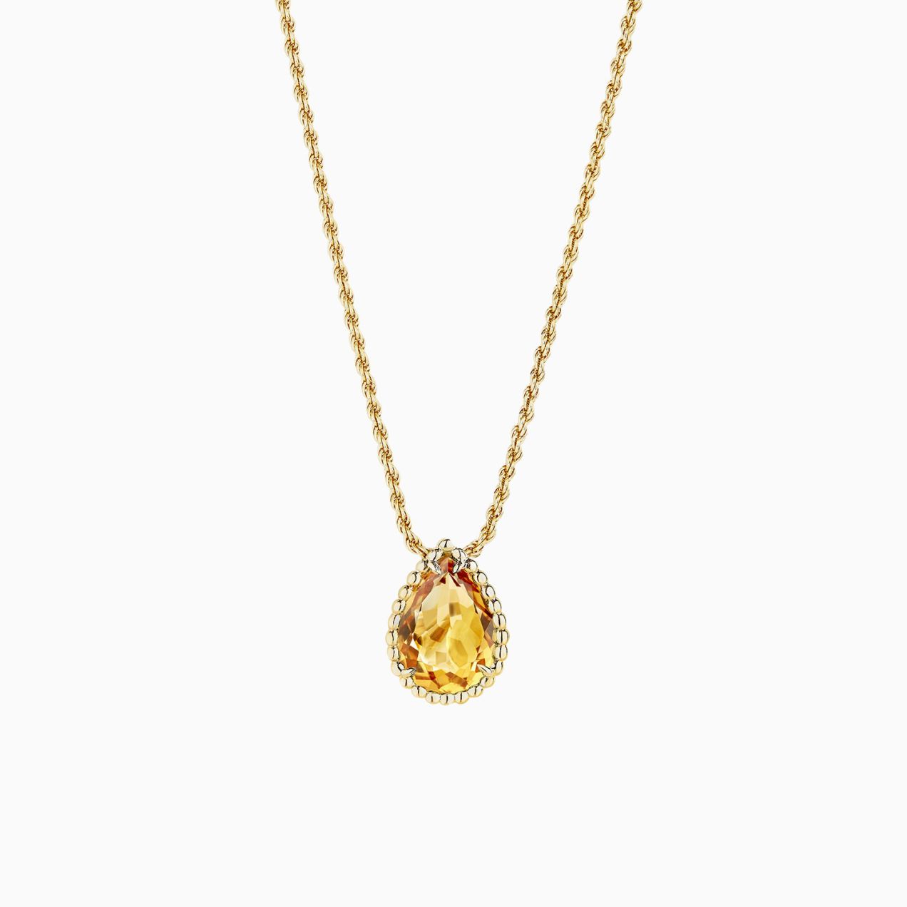 Boucheron Serpent Boheme Pendant with Citrine 