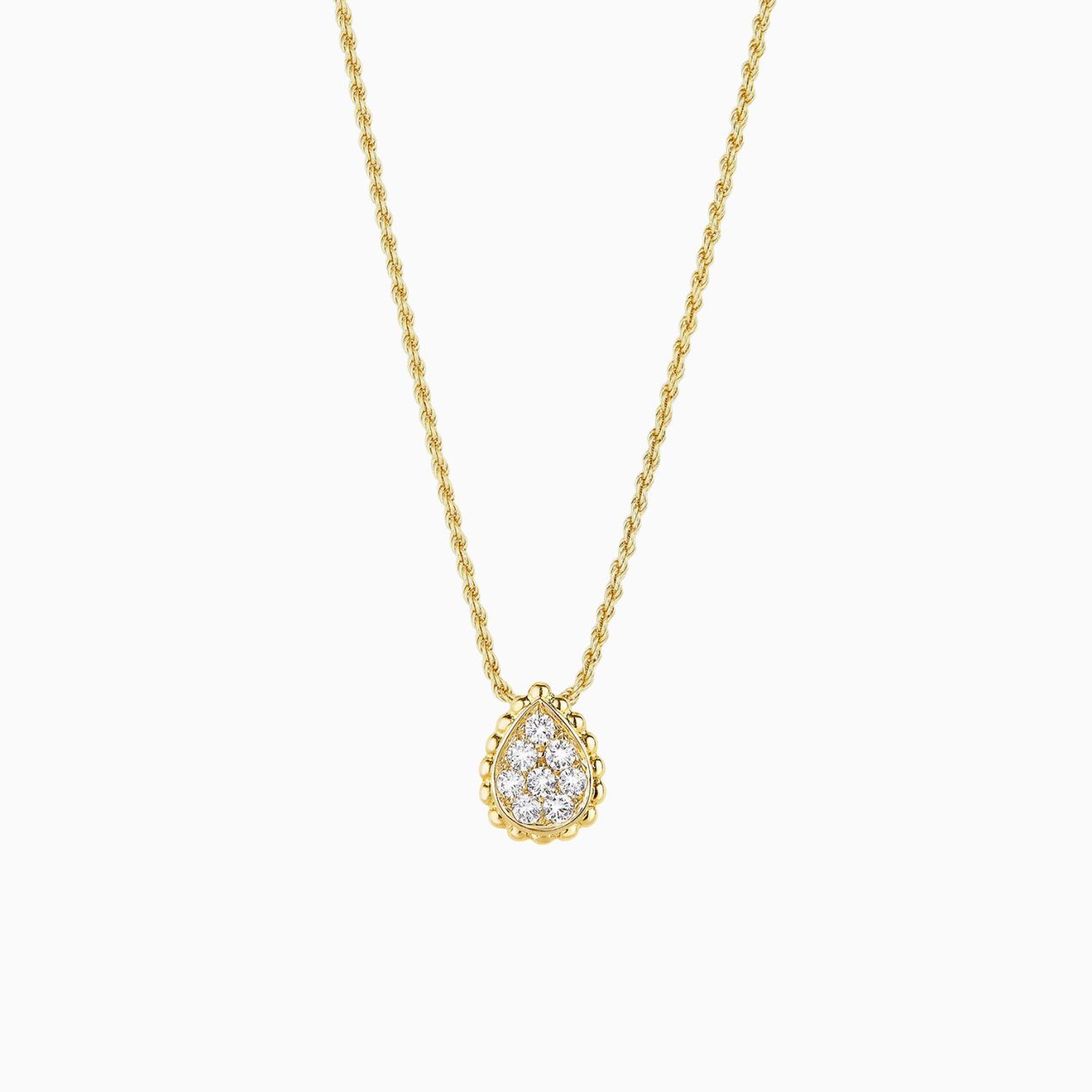 Boucheron Serpent Boheme Pendant with Diamonds 