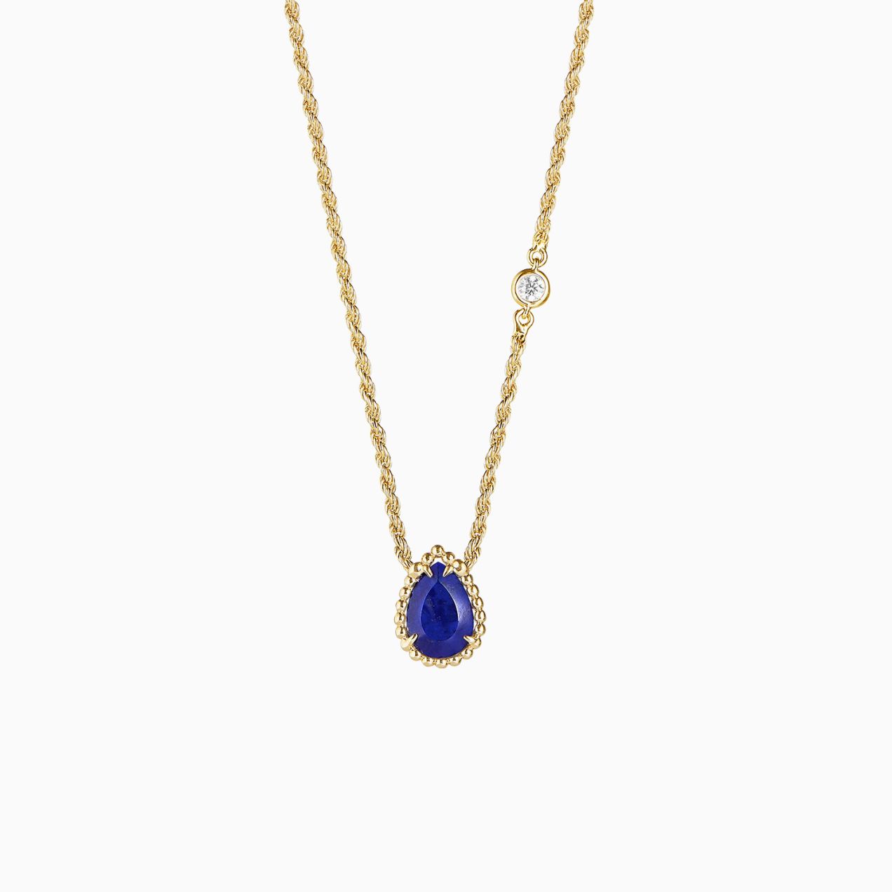 Boucheron Serpent Boheme Pendant with Lapis Lazuli 