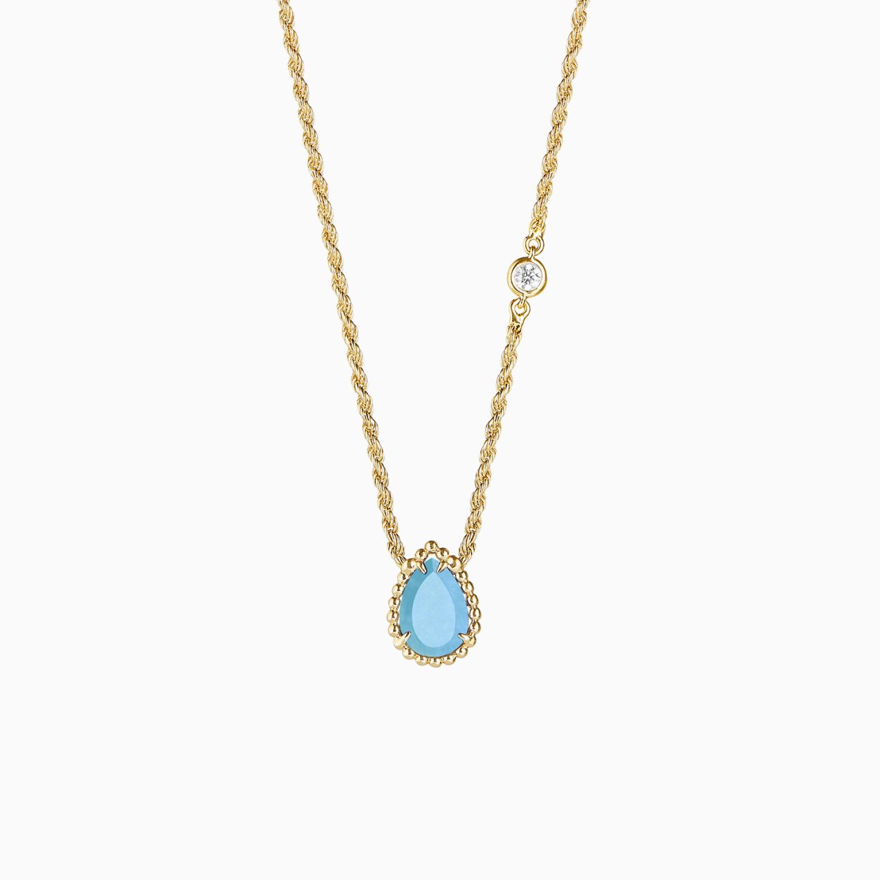 Boucheron Serpent Boheme Pendant with Turquoise 