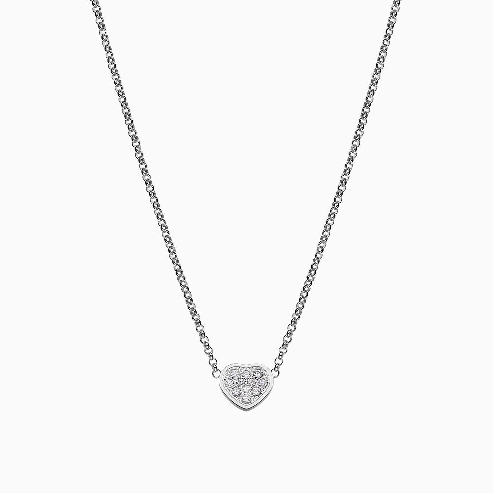 Colgante Chopard My Happy Hearts con diamantes