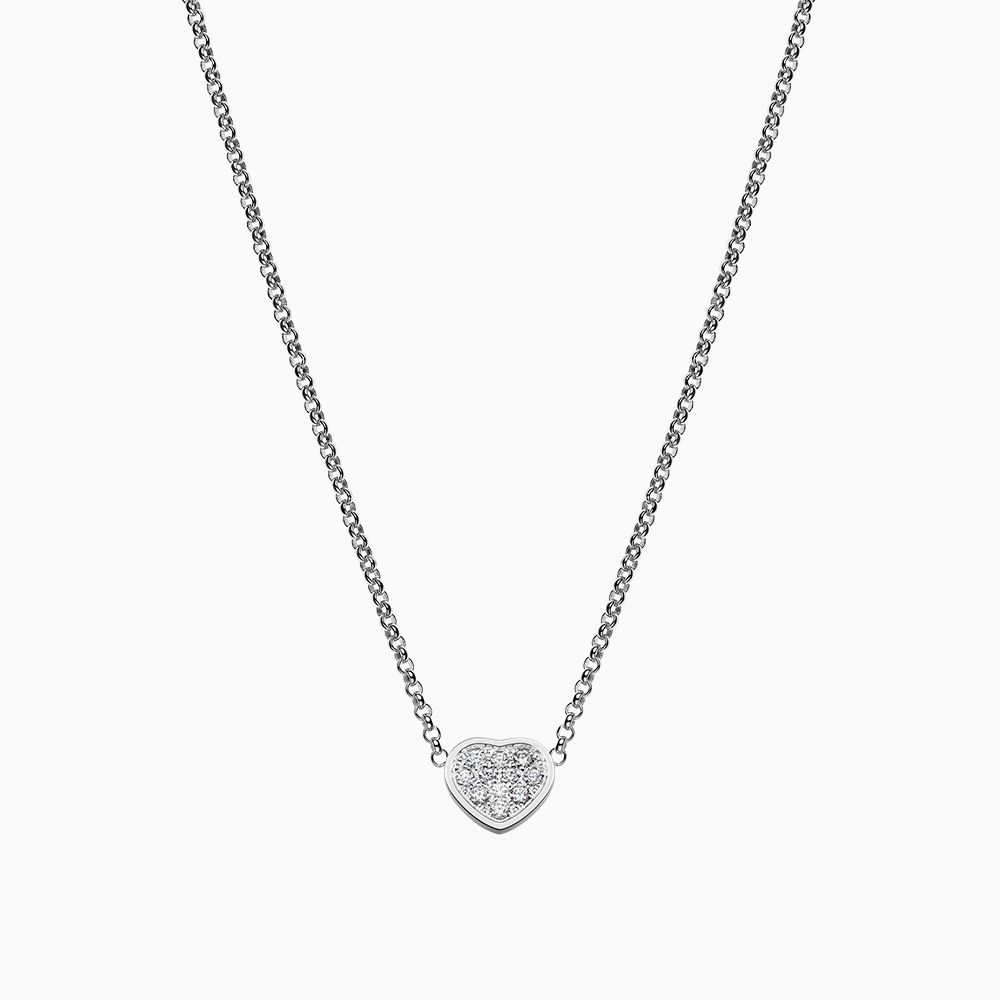 Chopard My Happy Hearts pendant with white diamonds