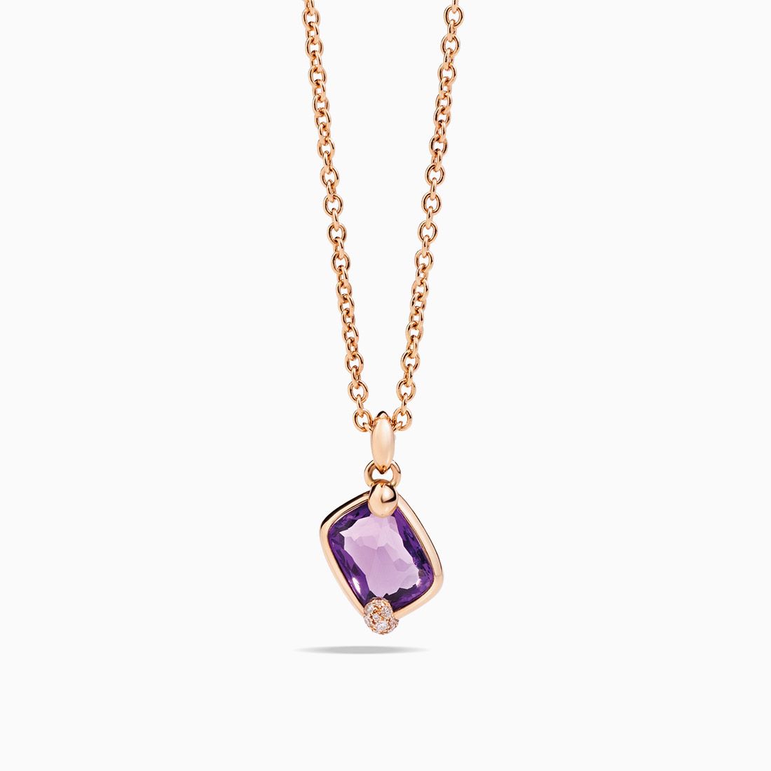 Pomellato Amethyst and Diamond Pendant 