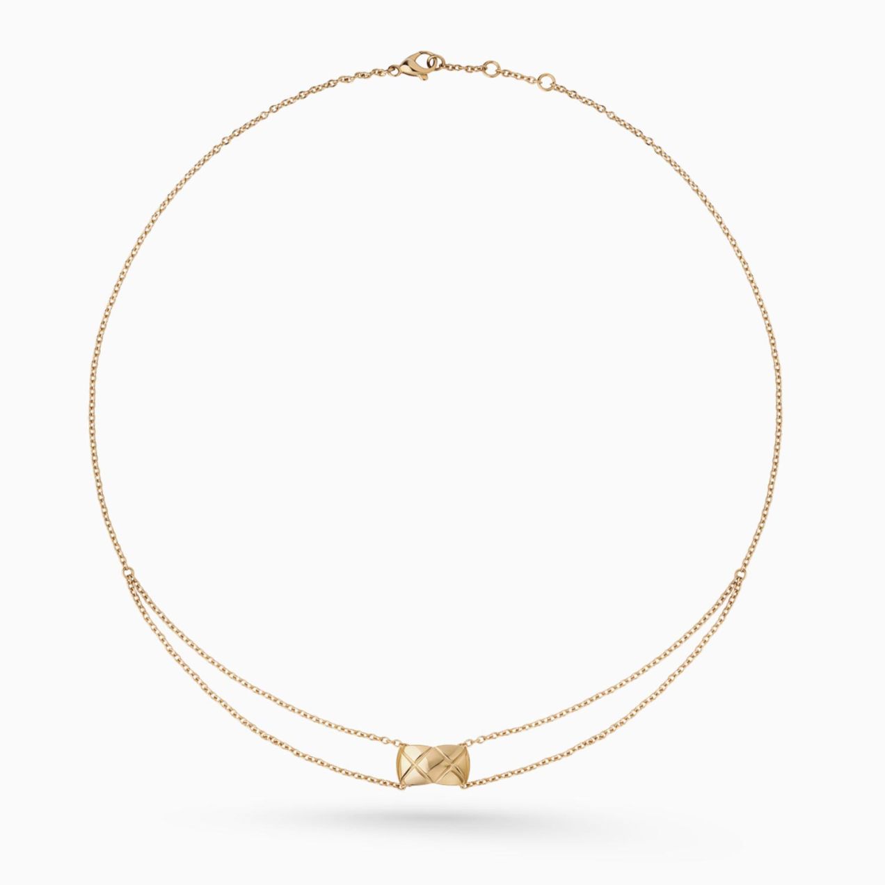 Necklace CHANEL Coco Crush beige gold 