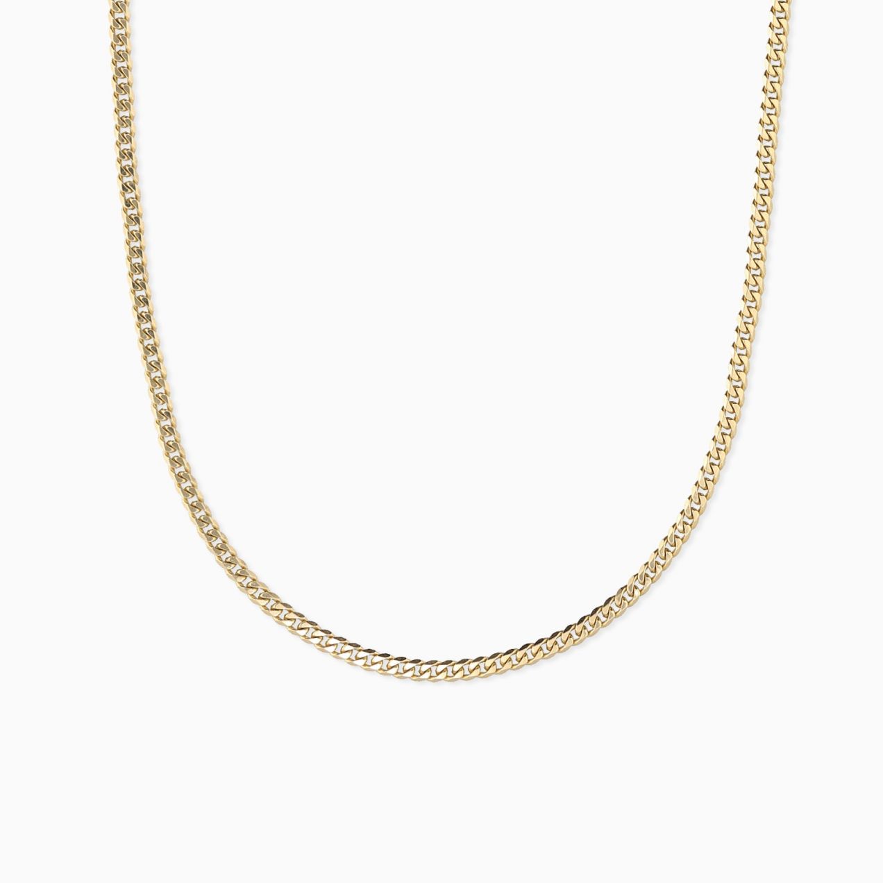 Collar de eslabones barbados de oro amarillo