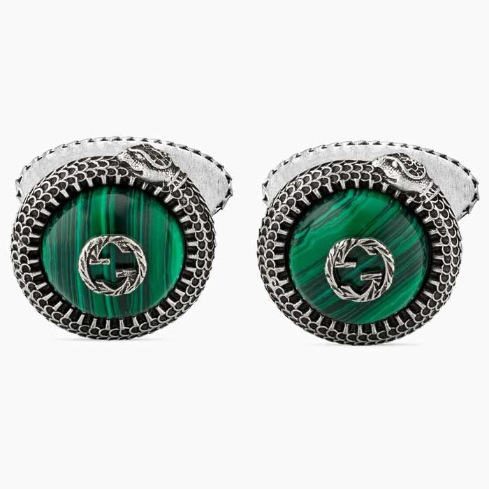 Gucci cufflinks in sterling silver