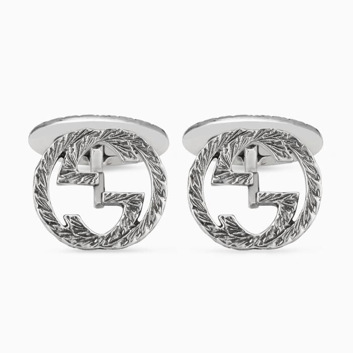 Gucci cufflinks in sterling silver