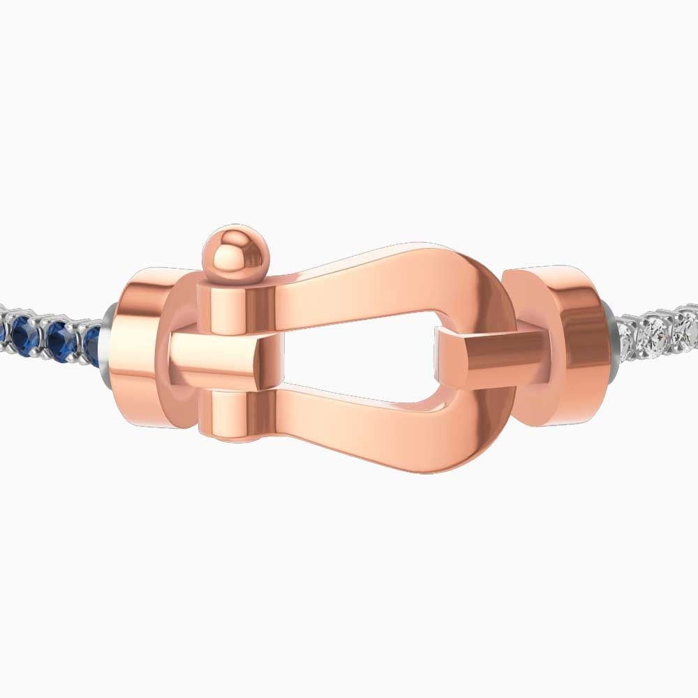 Fred Force 10 large buckle in rose gold