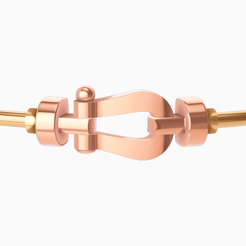 Fred Force 10 medium buckle in rose gold