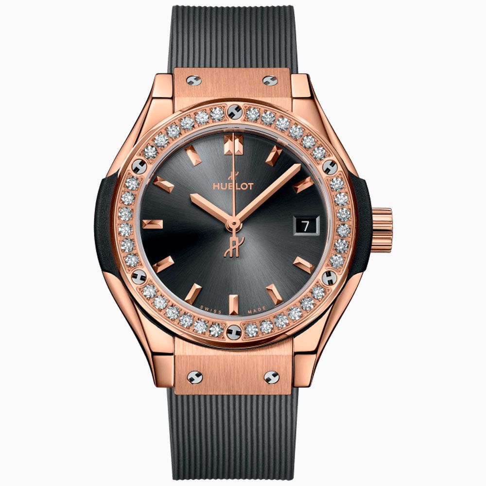 Hublot Classic Fusion Racing Grey King Gold Diamonds