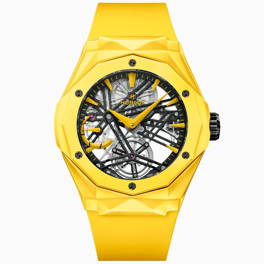 Hublot Classic Fusion Tourbillon Orlinski Yellow Magic