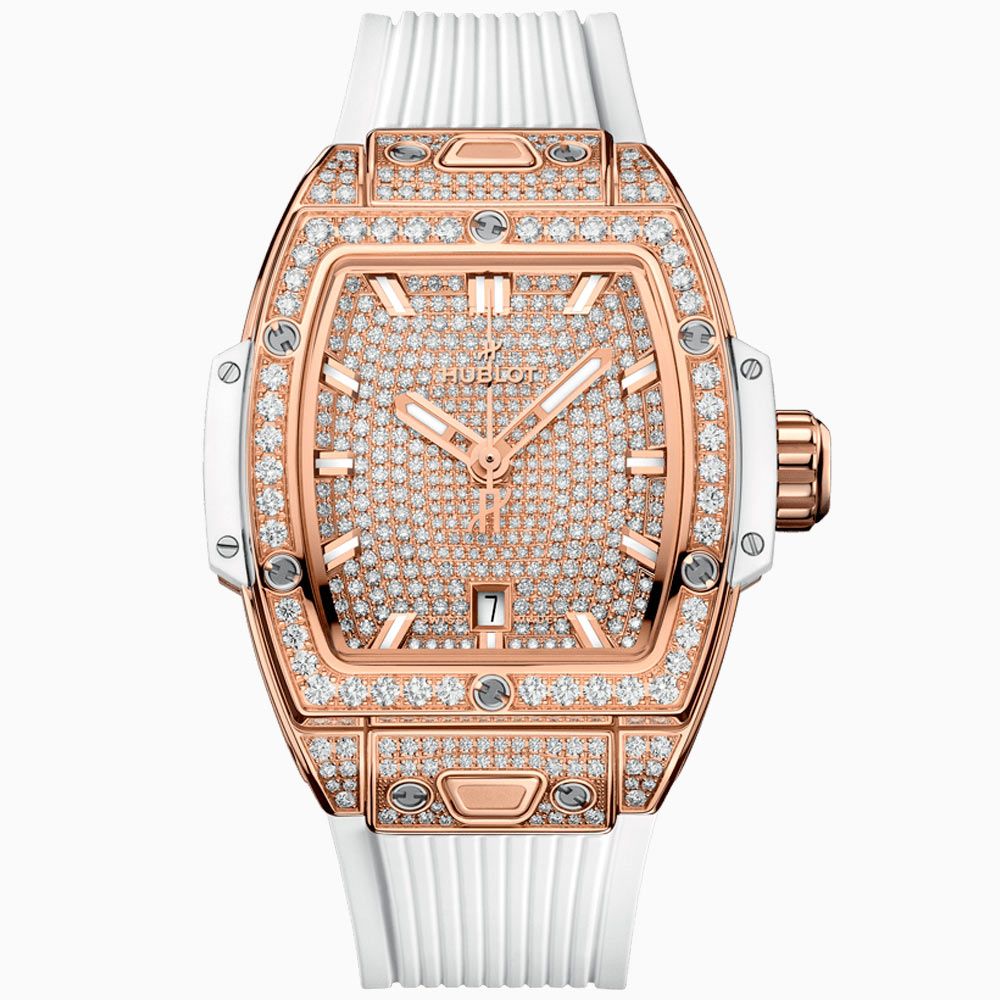 Hublot Spirit Of Bing Bang King Gold White Full Pavé