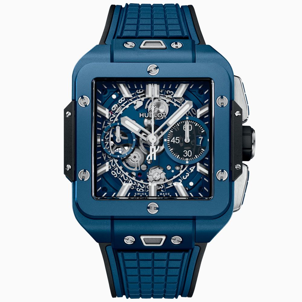 Hublot Square Bang Unico Blue Ceramic