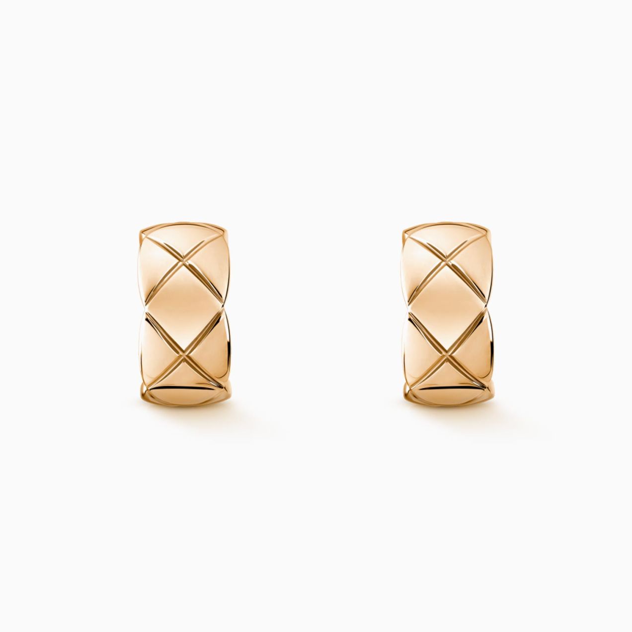 Earrings CHANEL Coco Crush beige gold 