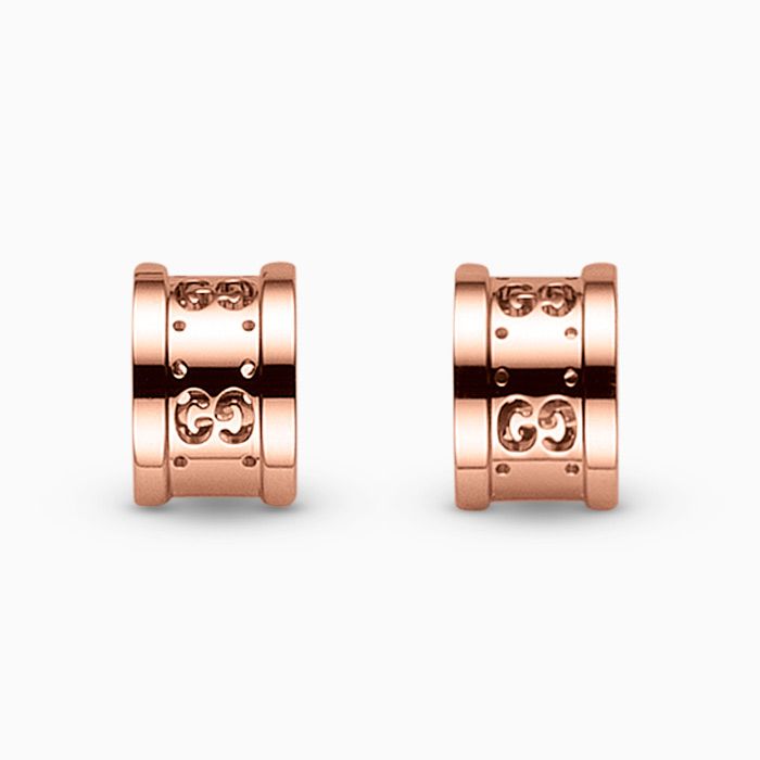 Pendientes Gucci Icon Twirl de oro rosa