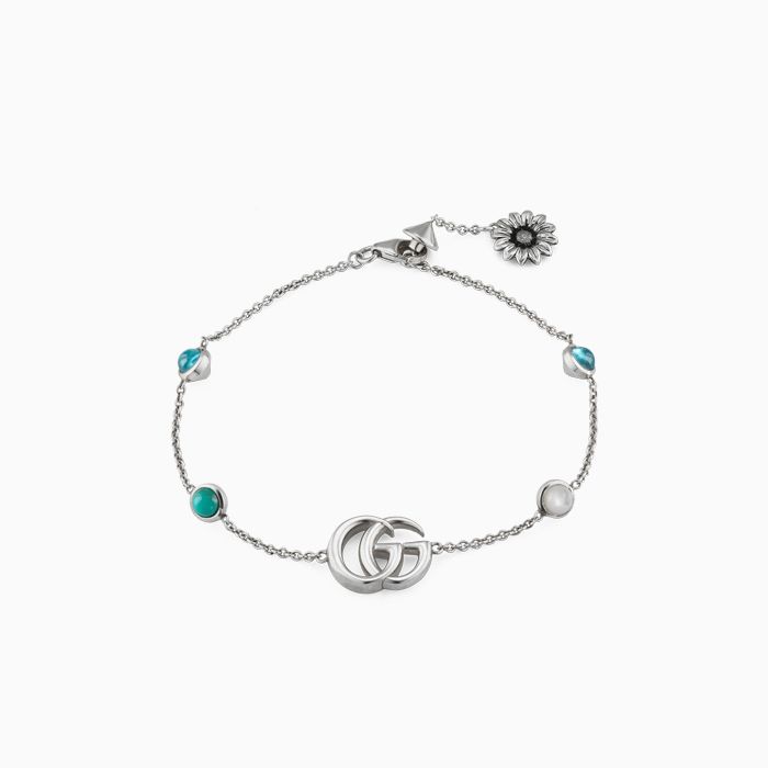 Pulsera Gucci de plata envejecida