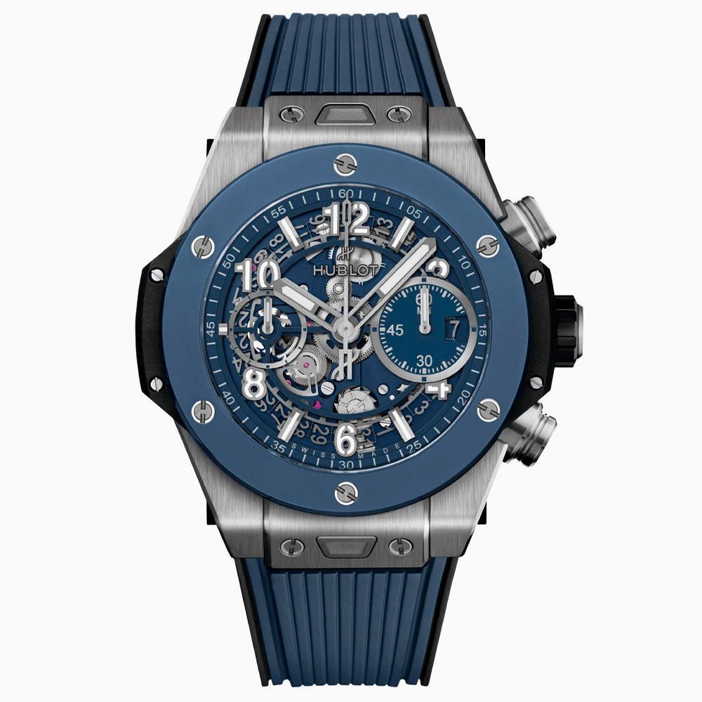 Hublot Big Bang Unico Titanium Blue Ceramic 
