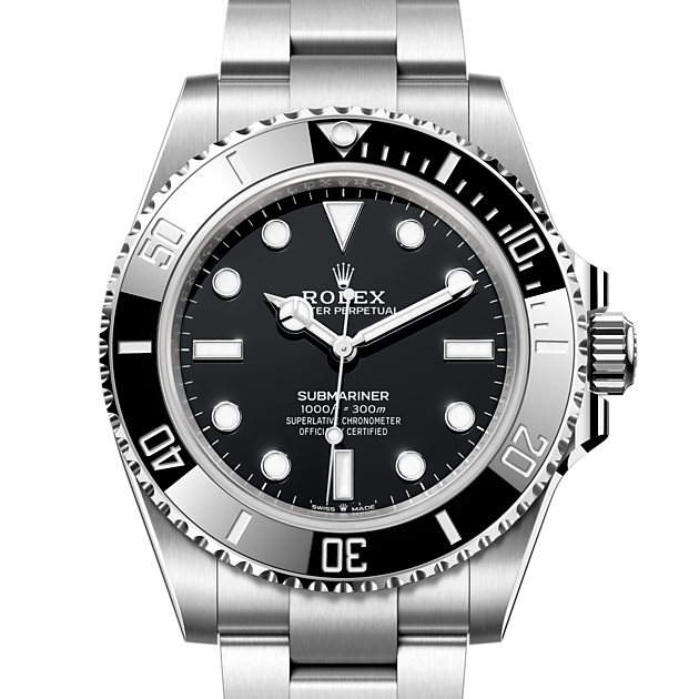 Rolex Submariner ref: M124060-0001 de acero oystersteel. Con esfera Negra y brazalete Oyster con cierre de seguridad desplegable oysterlock con sistema de extensión rolex glidelock