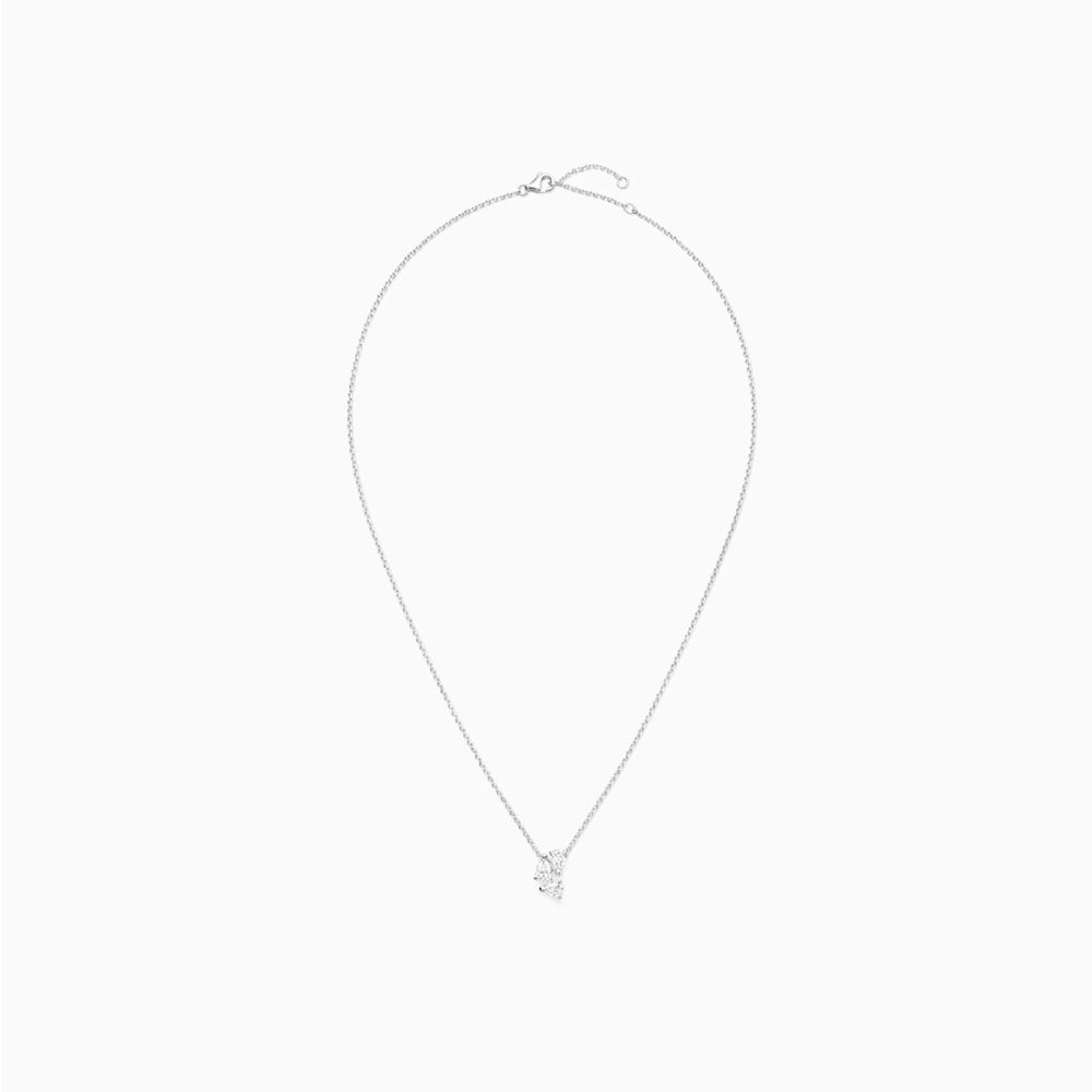 Colgante Repossi Serti sur Vide de oro blanco con 3 diamantes