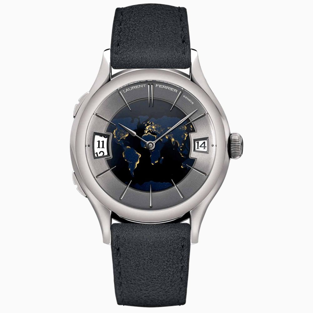 Laurent Ferrier Classic Traveller Globe Night Blue
