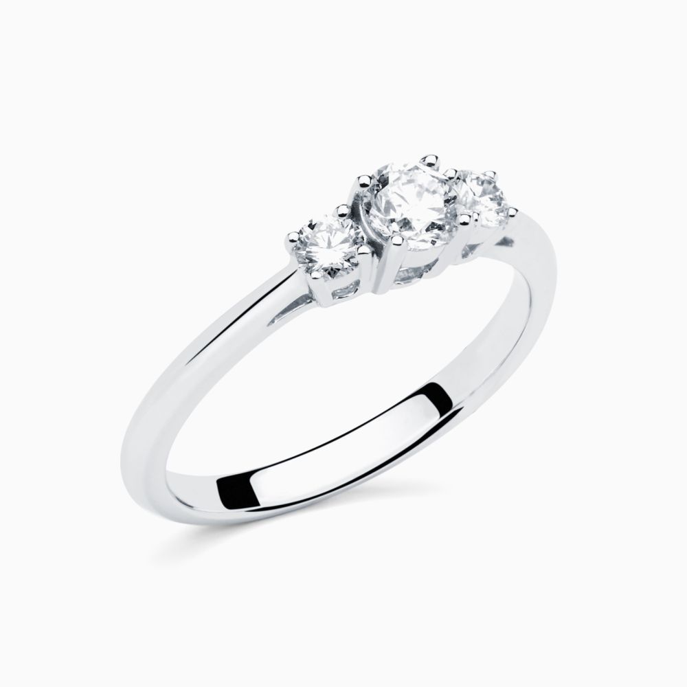 Anillo tresillo de compromiso RABAT Poetic