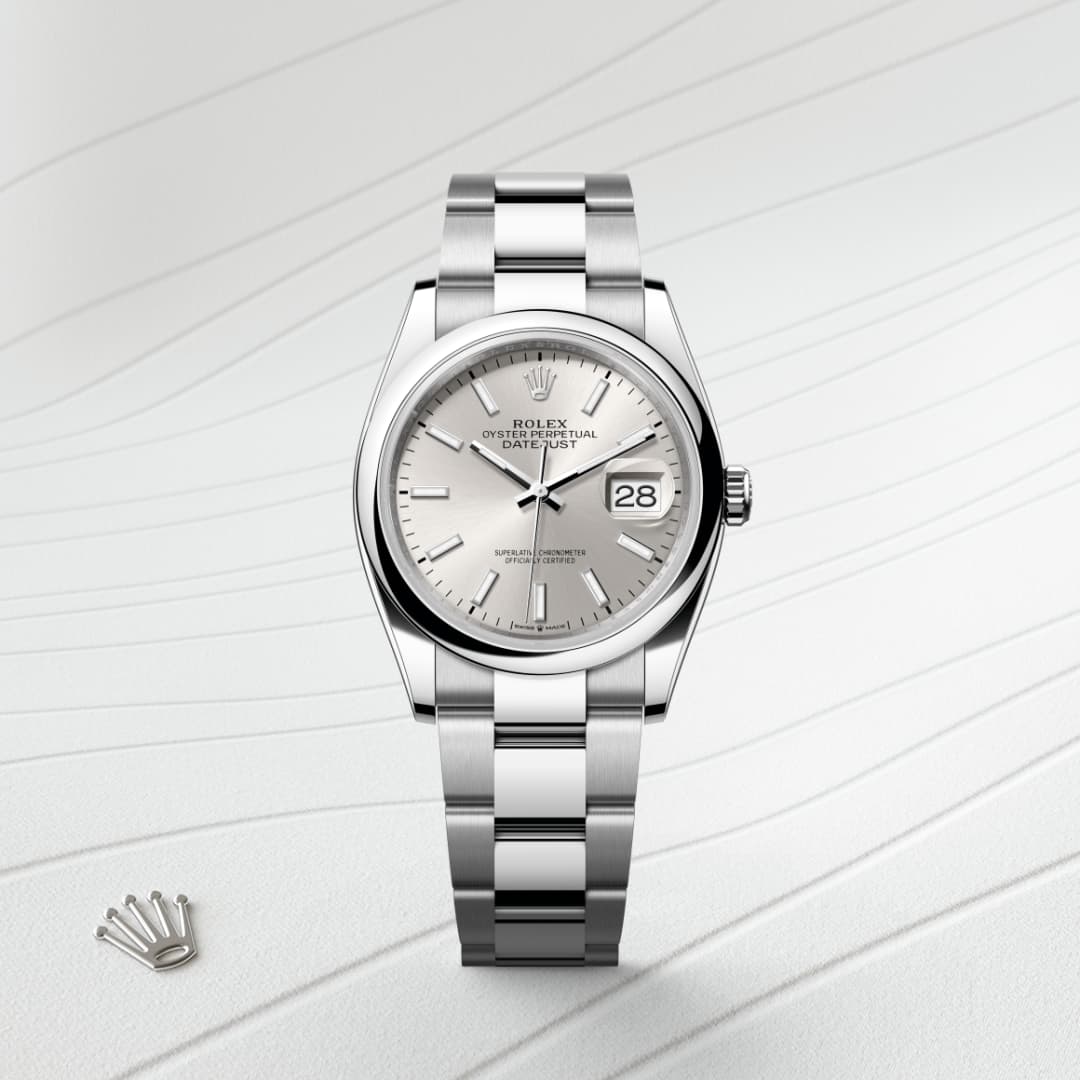 Rolex Datejust 36 ref: M126200-0002 oyster, 36 mm, acero oystersteel. De movimiento perpetual, mecánico, de cuerda automática con calibre 3235, Manufactura Rolex 