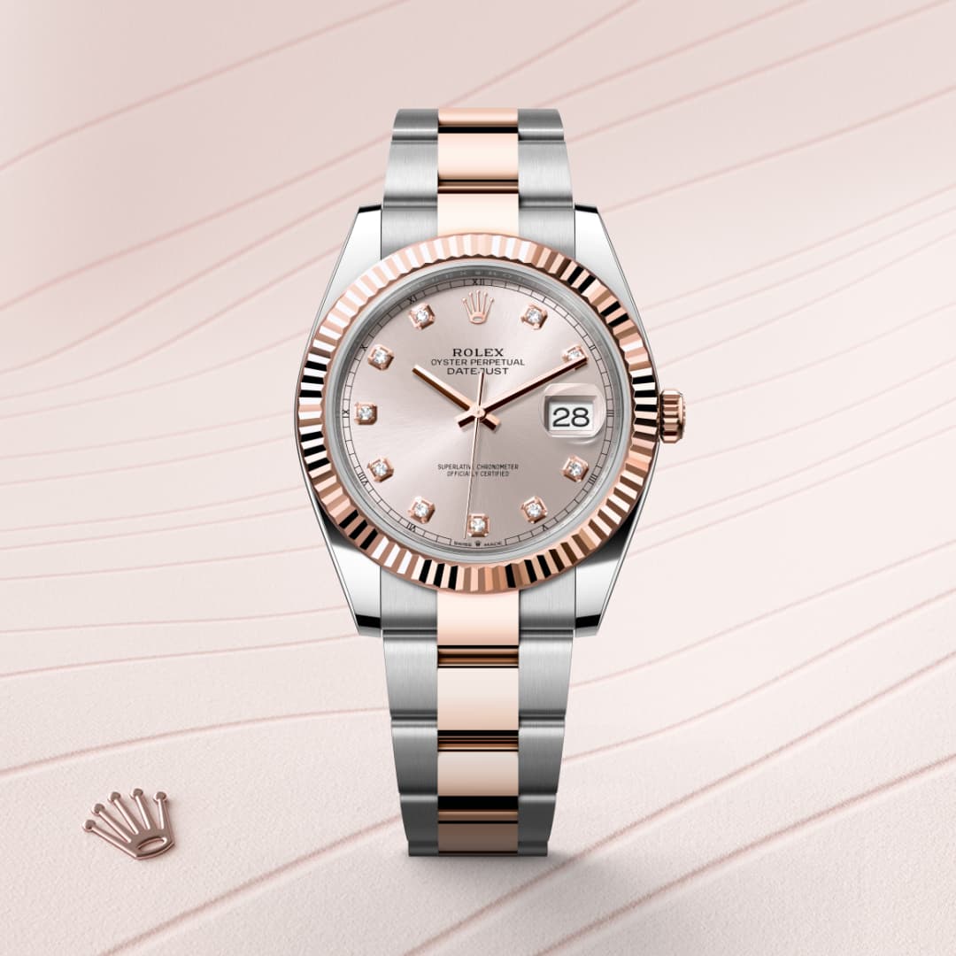 Rolex Datejust 41 ref: M126331-0007 oyster, 41 mm, acero oystersteel y oro everose. De movimiento perpetual, mecánico, de cuerda automática con calibre 3235, Manufactura Rolex. 