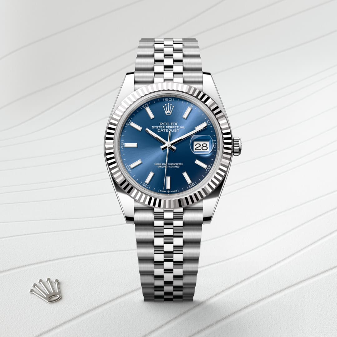 Rolex Datejust 41 ref: M126334-0002 oyster, 41 mm, acero oystersteel y oro blanco. De movimiento perpetual, mecánico, de cuerda automática con calibre 3235, Manufactura Rolex. 