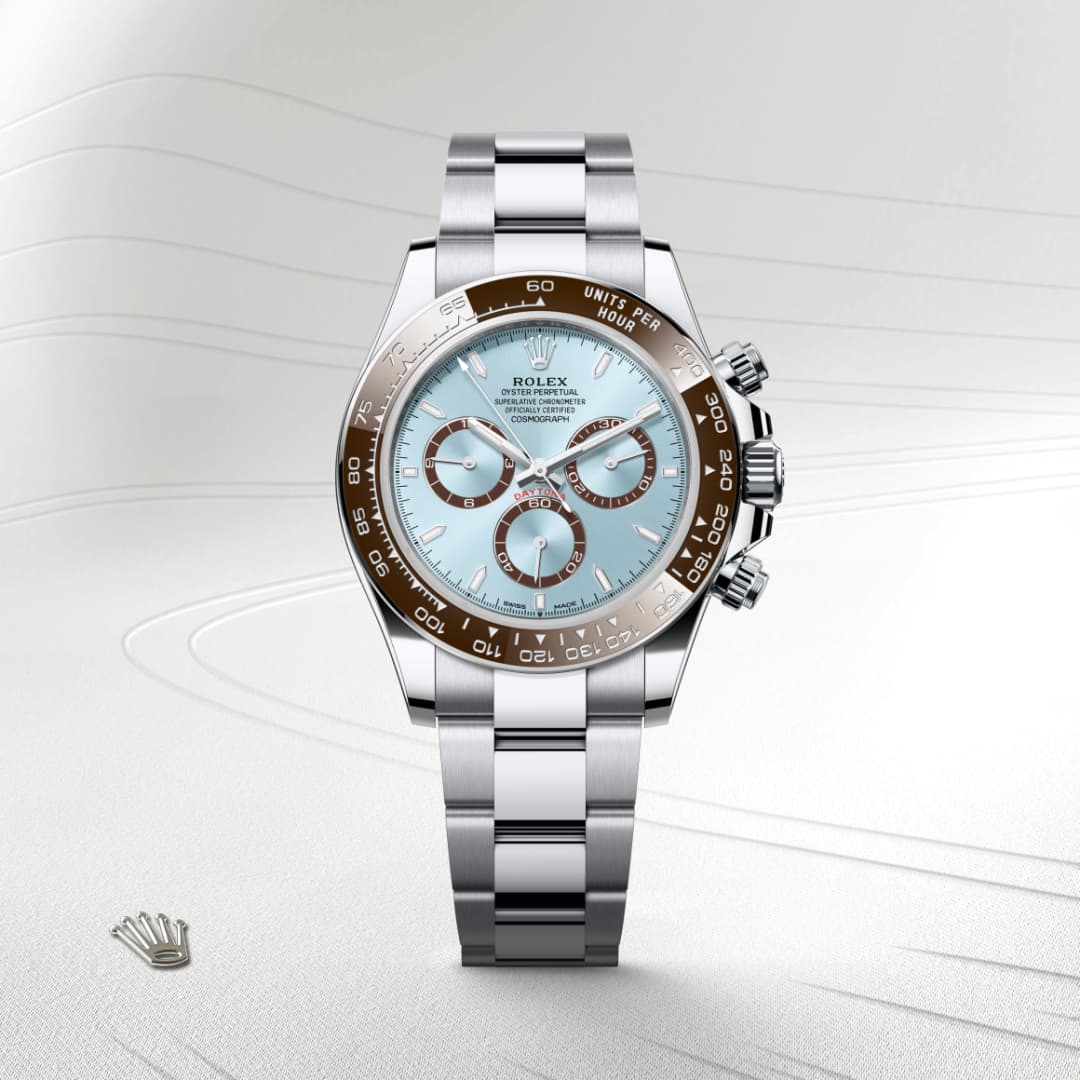 Rolex Cosmograph Daytona ref: M126506-0001 oyster, 40 mm, platino. De movimiento perpetual, cronógrafo mecánico, de cuerda automática con calibre 4131, Manufactura Rolex. 