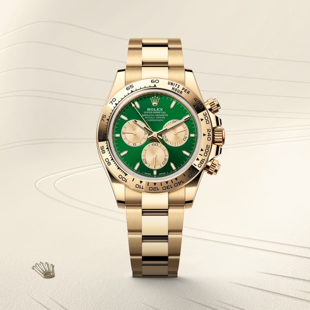 Rolex Cosmograph Daytona ref: M126508-0008 oyster, 40 mm, oro amarillo. De movimiento perpetual, cronógrafo mecánico, de cuerda automática con calibre 4131, Manufactura Rolex. 