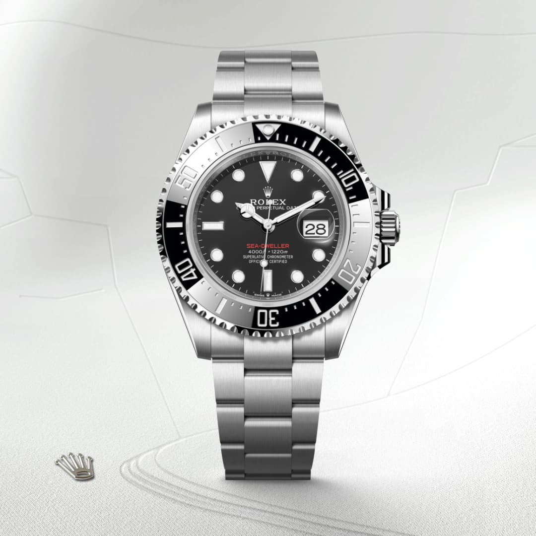 Rolex Sea-Dweller ref: M126600-0002 oyster, 43 mm, acero oystersteel. De movimiento perpetual, mecánico, de cuerda automática con calibre 3235, Manufactura Rolex. 