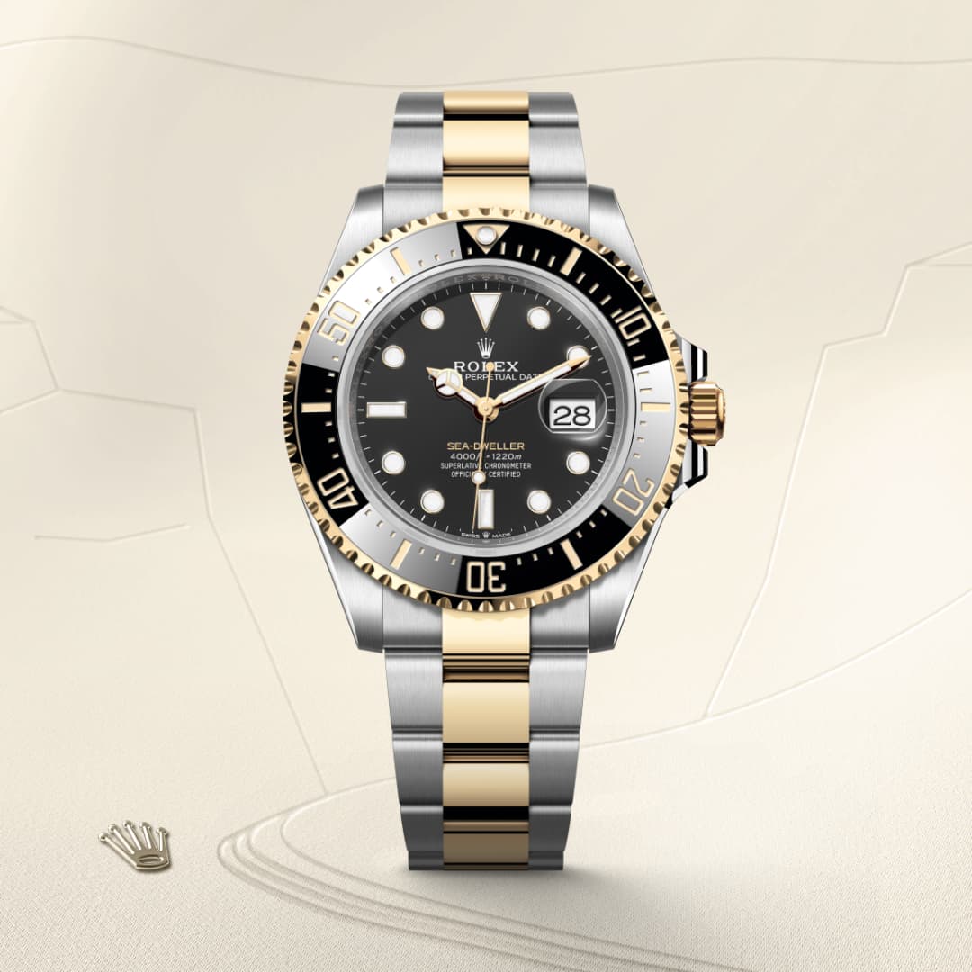 Rolex Sea-Dweller ref: M126603-0001 oyster, 43 mm, acero oystersteel y oro amarillo. De movimiento perpetual, mecánico, de cuerda automática con calibre 3235, Manufactura Rolex. 