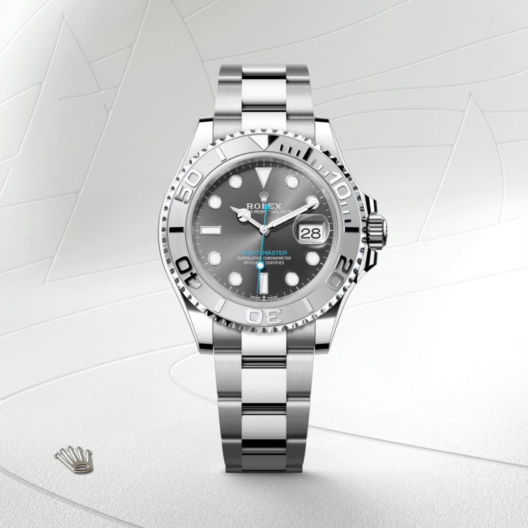 Rolex Yacht-Master 40 ref: M126622-0001 oyster, 40 mm, acero oystersteel y platino. De movimiento perpetual, mecánico, de cuerda automática con calibre 3235, Manufactura Rolex. 