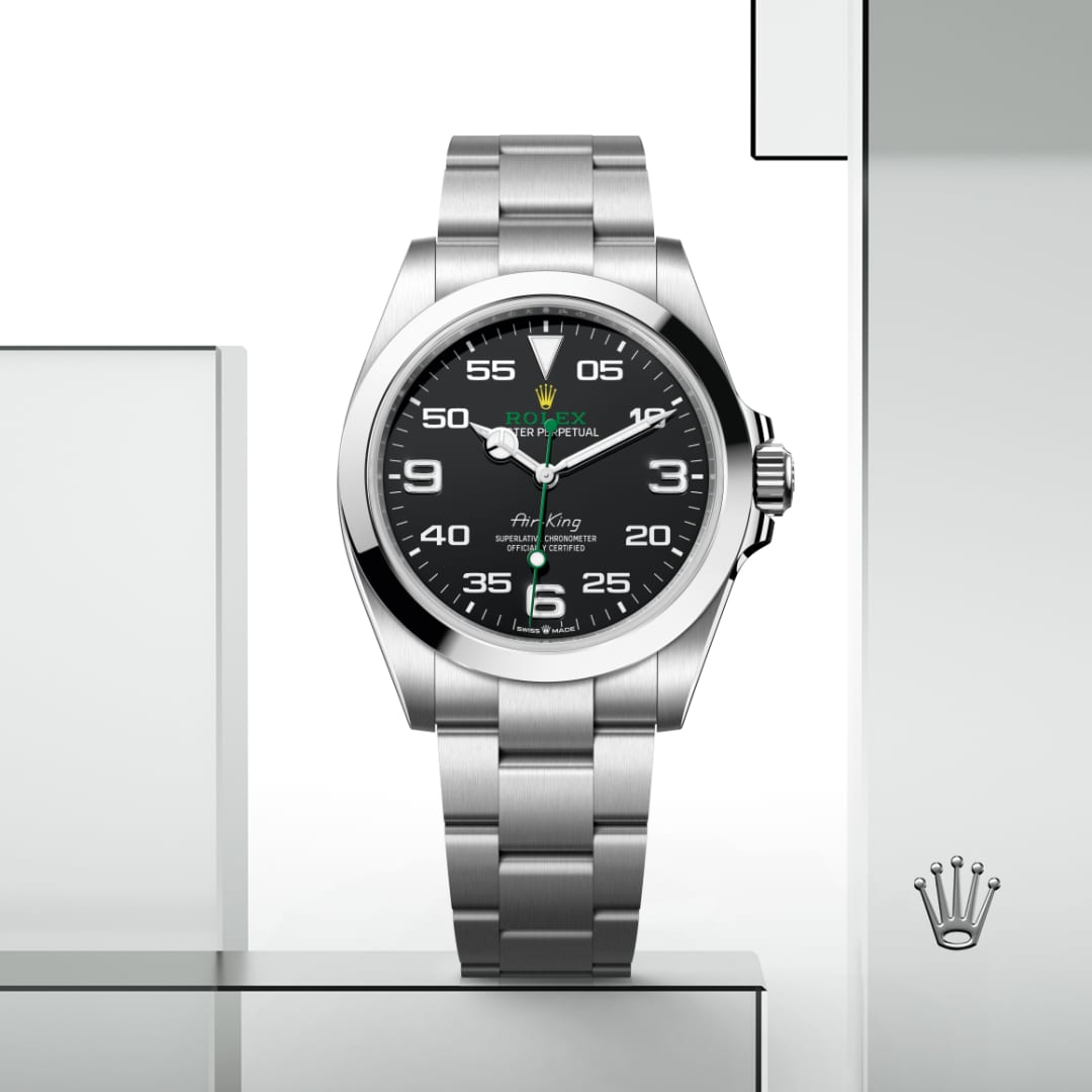 Rolex Air-King ref: M126900-0001 oyster, 40 mm, acero oystersteel. De movimiento perpetual, mecánico, de cuerda automática con calibre 3230, Manufactura Rolex. 