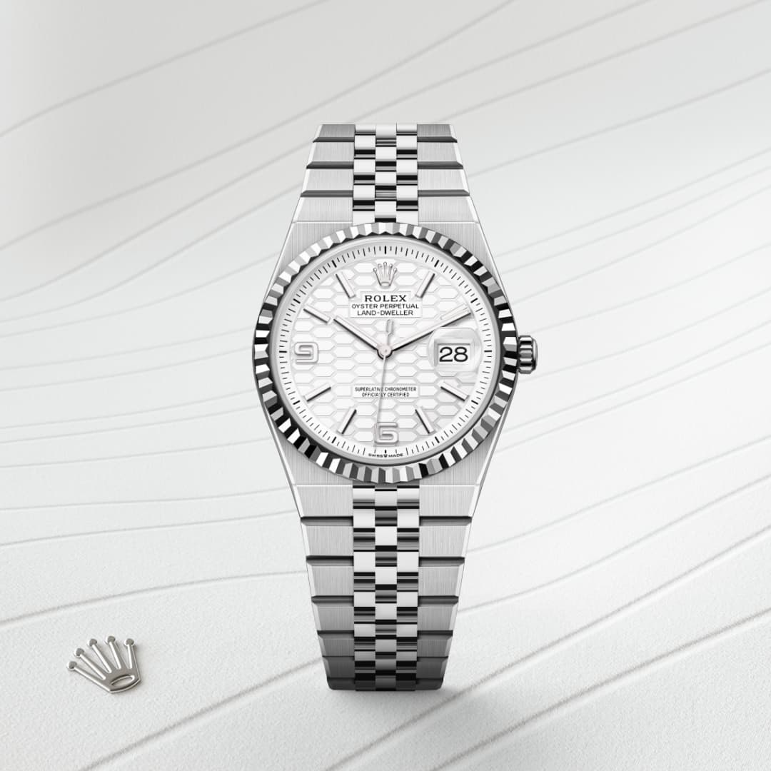 Rolex Land-Dweller 36 ref: M127234-0001 oyster, 36 mm, acero oystersteel y oro blanco. De movimiento perpetual, mecánico, de cuerda automática con calibre 7135, Manufactura Rolex. 
