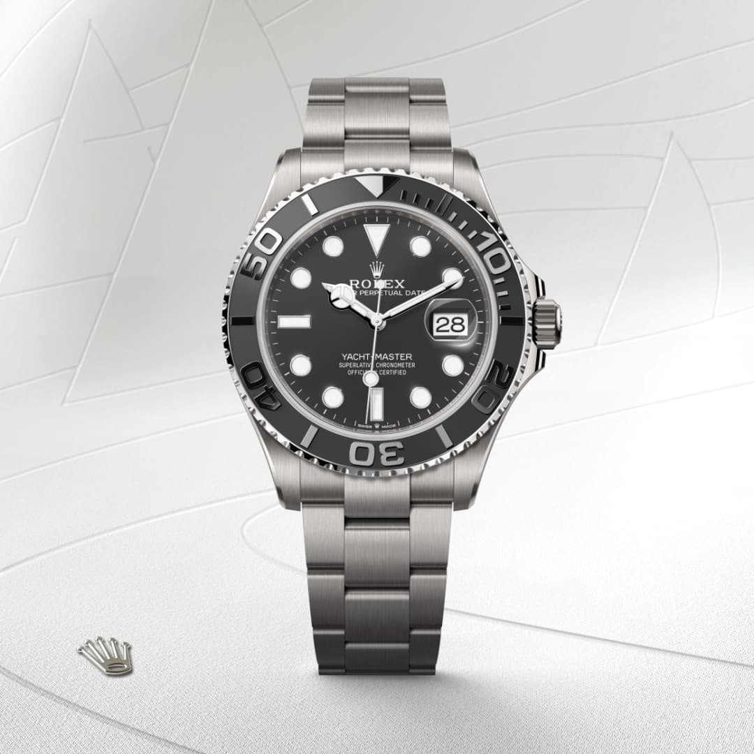 Rolex Yacht-Master 42 ref: M226627-0001 oyster, 42 mm, titanio rlx. De movimiento perpetual, mecánico, de cuerda automática con calibre 3235, Manufactura Rolex. 