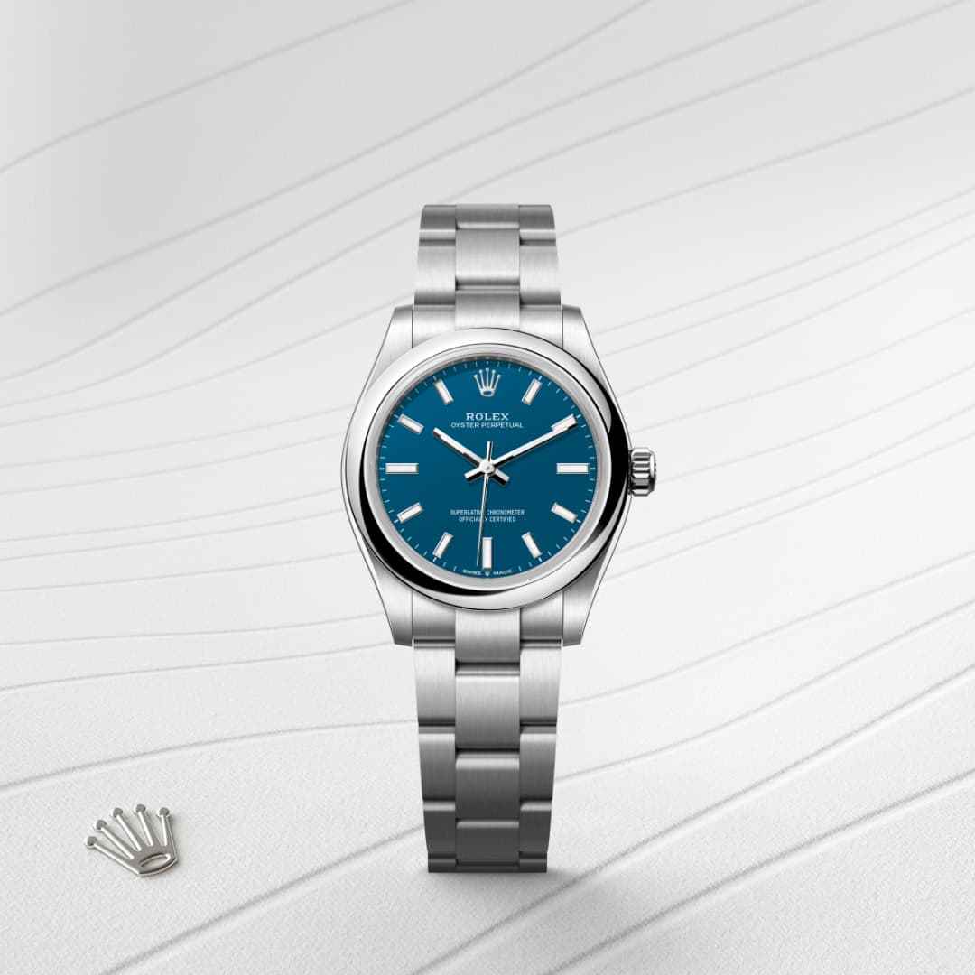 Rolex Oyster Perpetual 31 ref: M277200-0017 oyster, 31 mm, acero oystersteel. De movimiento perpetual, mecánico, de cuerda automática con calibre 2232, Manufactura Rolex. 