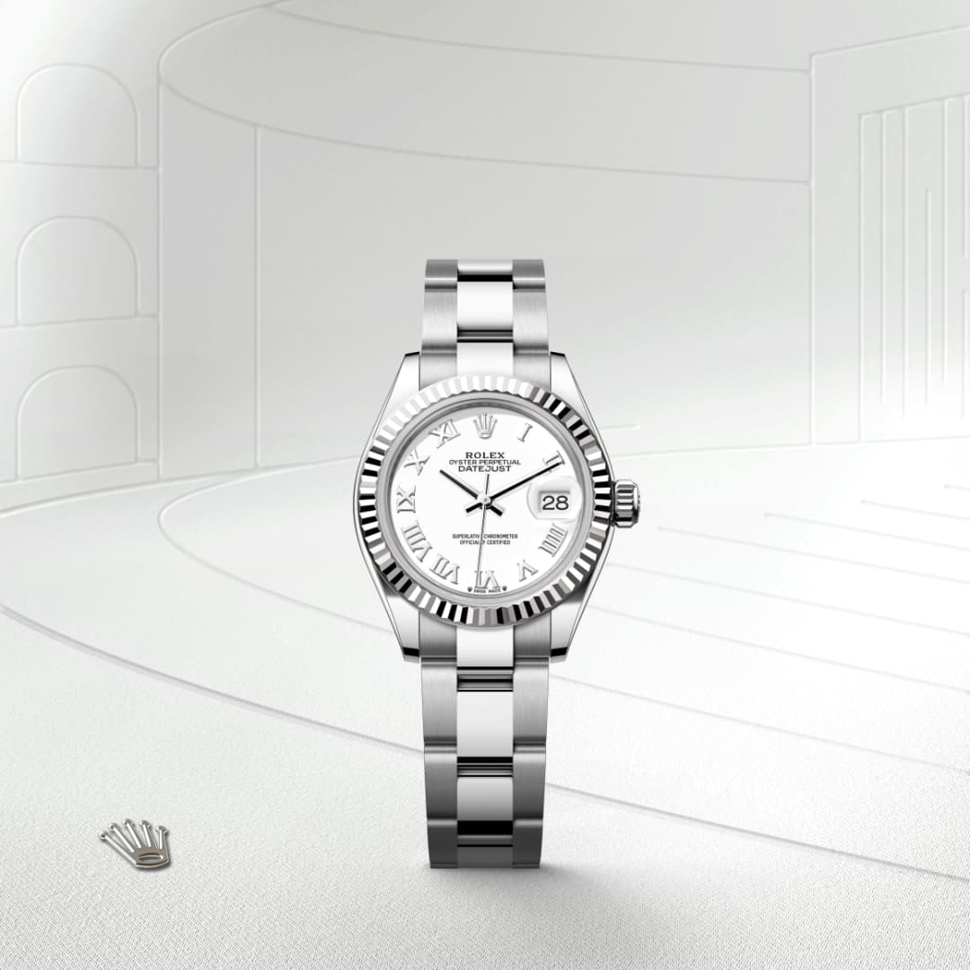 Rolex Lady-Datejust ref: M279174-0020 oyster, 28 mm, acero oystersteel y oro blanco. De movimiento perpetual, mecánico, de cuerda automática con calibre 2236, Manufactura Rolex. 