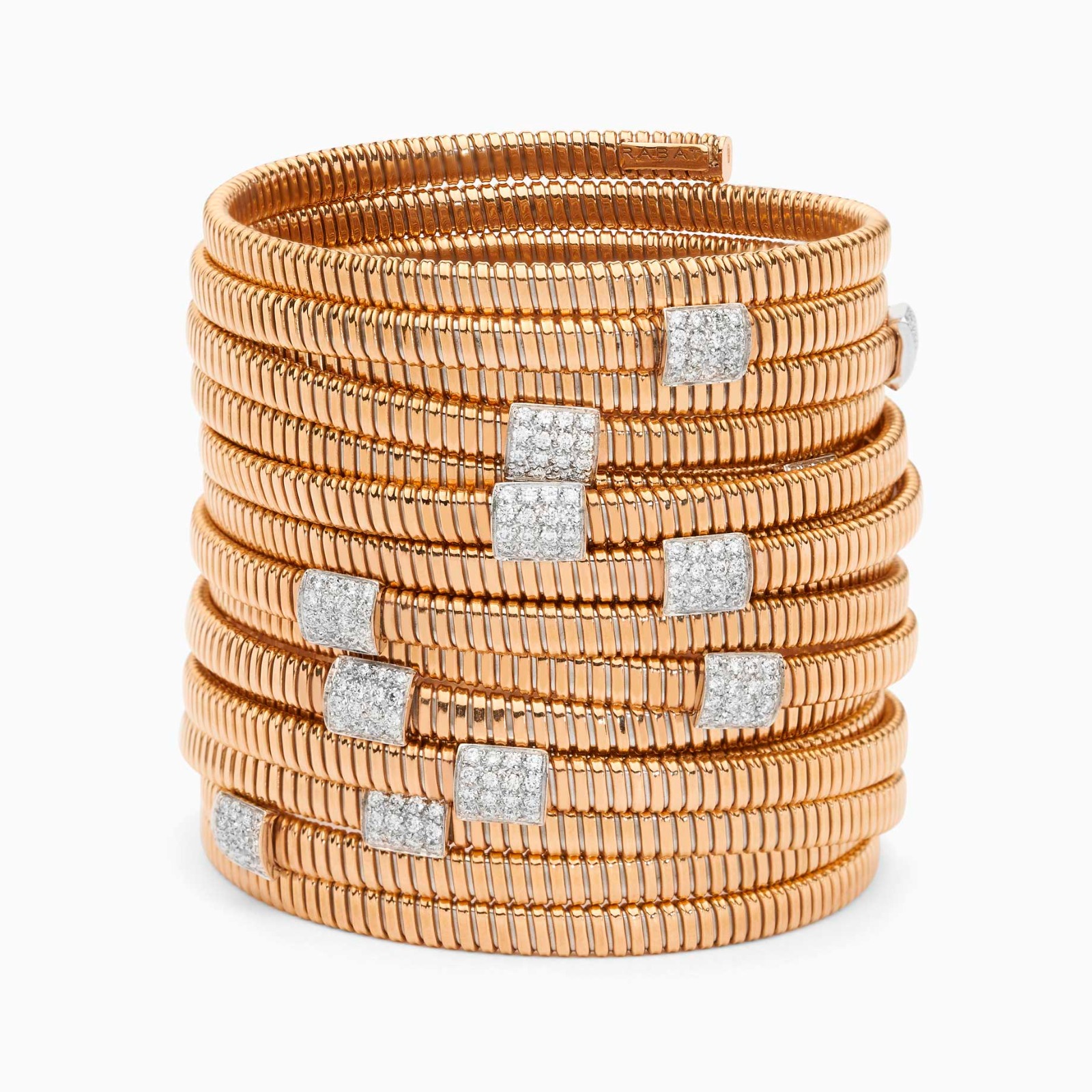 Rose gold sales slave bangle