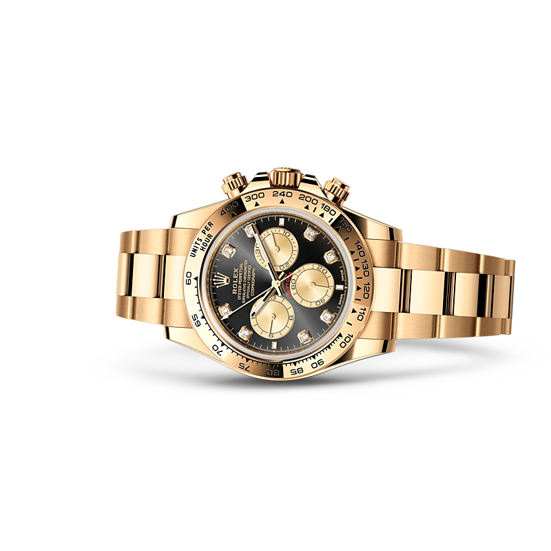 Detalle del brazalete del Rolex Cosmograph Daytona Oro amarillo de 18 quilates ref: M126508-0003