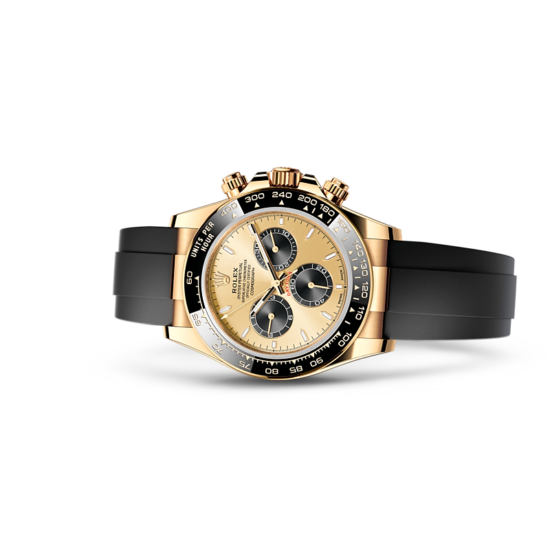 Detalle del brazalete del Rolex Cosmograph Daytona Oro amarillo de 18 quilates ref: M126518LN-0012