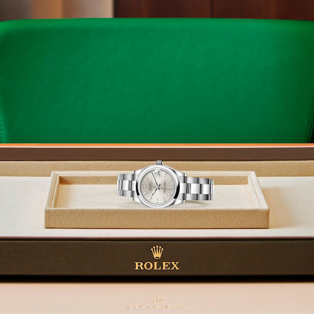 Exposición en la joyeria del reloj Rolex Datejust 31 Acero Oystersteel ref: M278240-0005