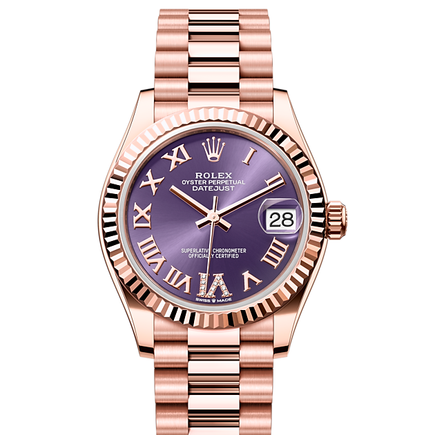 Rolex Datejust 31 Oro Everose de 18 quilates ref: M278275-0029