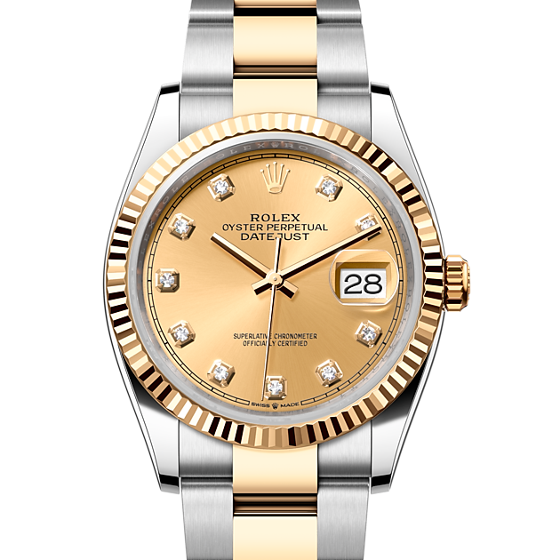 Rolex Datejust 36 Rolesor amarillo combinación de acero Oystersteel y oro amarillo ref: M126233-0018