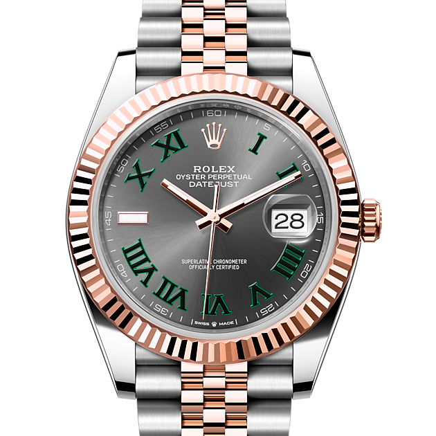 Rolex Datejust 41 Rolesor Everose combinación de acero Oystersteel y oro Everose ref: M126331-0016