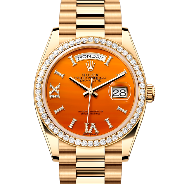 Rolex Day-Date 36 Oro amarillo de 18 quilates ref: M128348RBR-0049