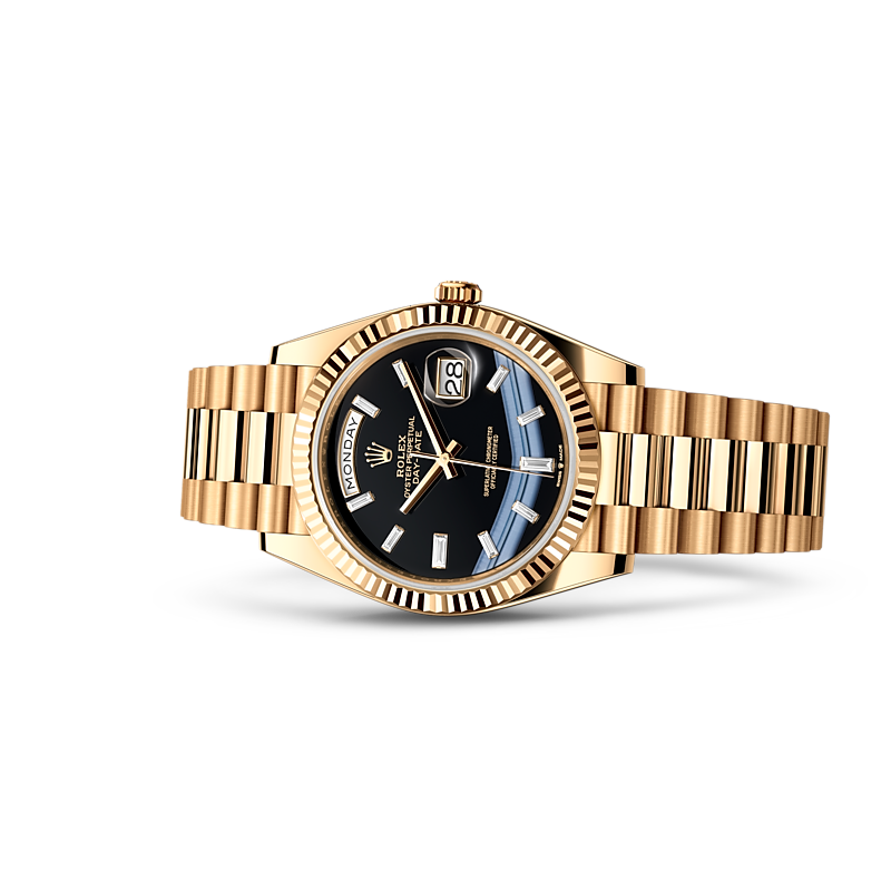 Detalle del brazalete del Rolex Day-Date 40 Oro amarillo de 18 quilates ref: M228238-0059