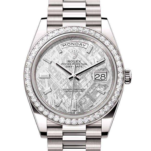 Rolex Day-Date 40 Oro blanco de 18 quilates ref: M228349RBR-0040