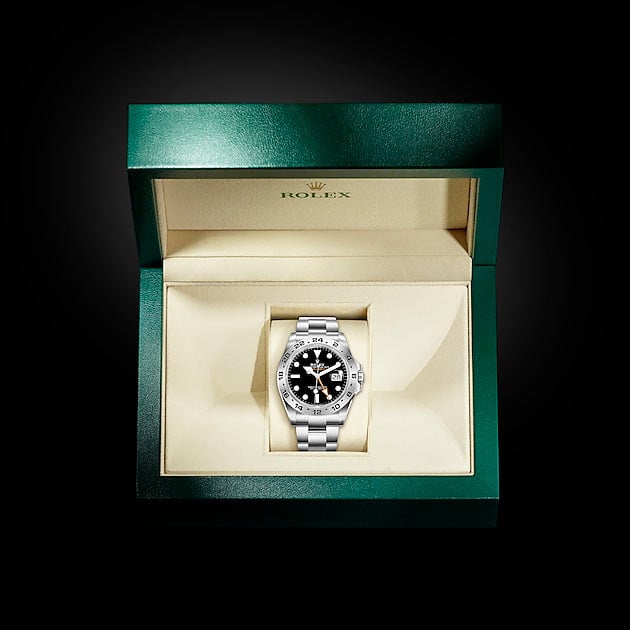 Packaging del reloj Rolex Explorer II Acero Oystersteel ref: M226570-0002